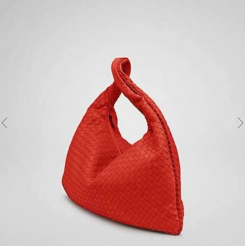 Bottega Veneta Nappa Hobo Lambskin Bag 5091 red